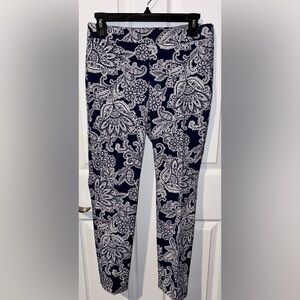 Talbots Paisley Ankle Pants Petite NWT Size 2P